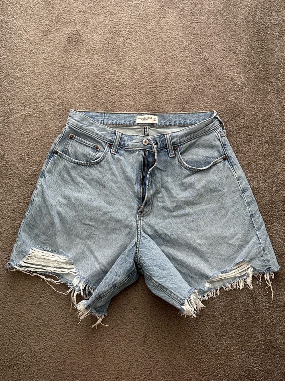 High rise loose shorts